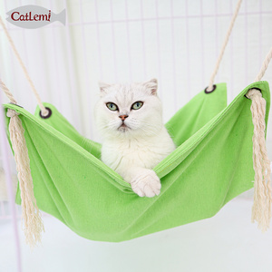 cat hammock for hot sale Popular summer tassel cat luxury cage cat hanging beds hammock