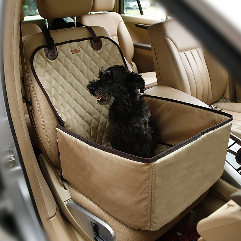 Doglemi Deluxe 2 in 1 waterproof Vehicle Pet front Seat Cover Dog Hammock Pet Car Seat