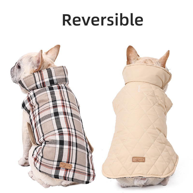 Wholesale Luxury Designer Pet Apparel Dog Coat Dog Jacket Winter French Bulldog Fashion Lovable Dog Clothes