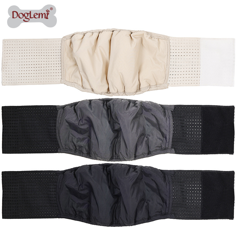 Custom Diaper Absorbent Doggy Wraps with Adjustable Fastener Reusable Dog Diapers Male