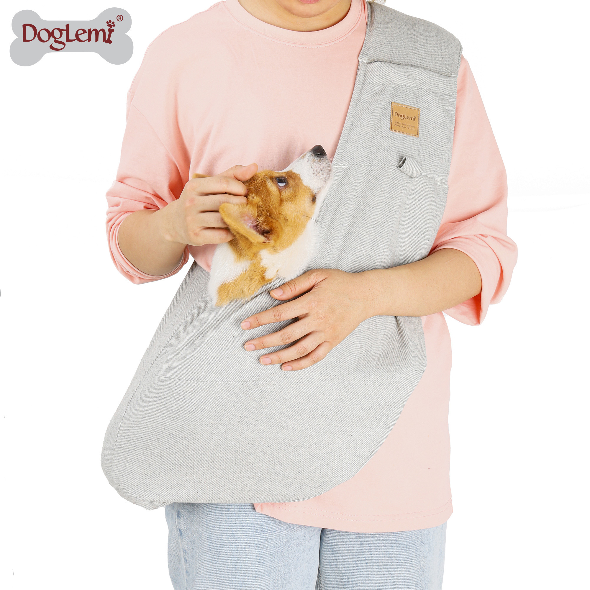 New design hugging shoulder pet dog walking bag carrier sling ,wholesale reversible pet carrier