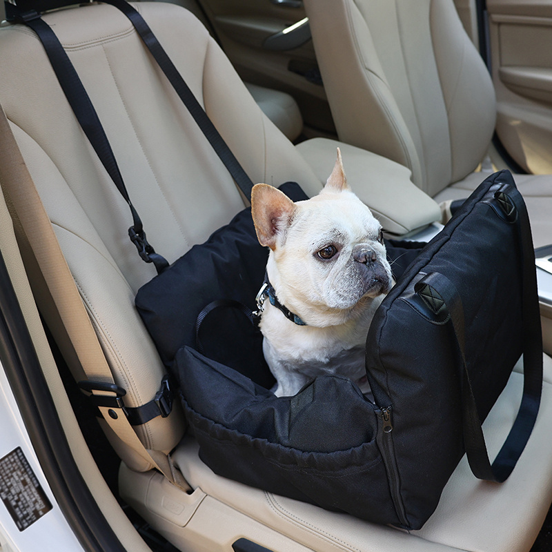 Detachable Portable safety Puppy Booster Seat Dog Outdoor Car Travel Carrier Bed dog accessories car pet seat cover