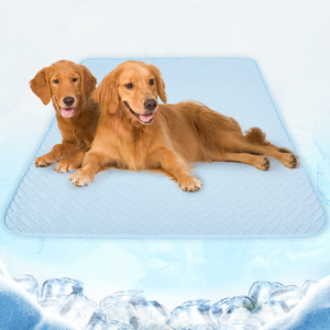 Upgraded Dog Canine Cooling Mat Extra Large Ice Silk Summer Pet Self Cooling Bed Cool Pad for Dogs Cats Pets