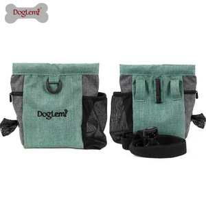 Pet Treat Bag Dog Training Pouch Tote Bag with Waist Shoulder Strap