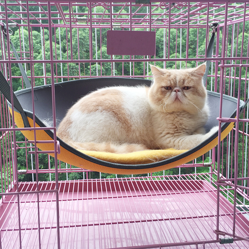 Hot sale Cat/Kitten Dog/Puppy pet bed lounger Cage hammock pet swing bed for cat