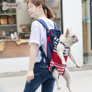 Hot Newest Hand Free Canvas Dog Sling Carrying Bag Mesh Breathable Pet Bag Carrier Dog