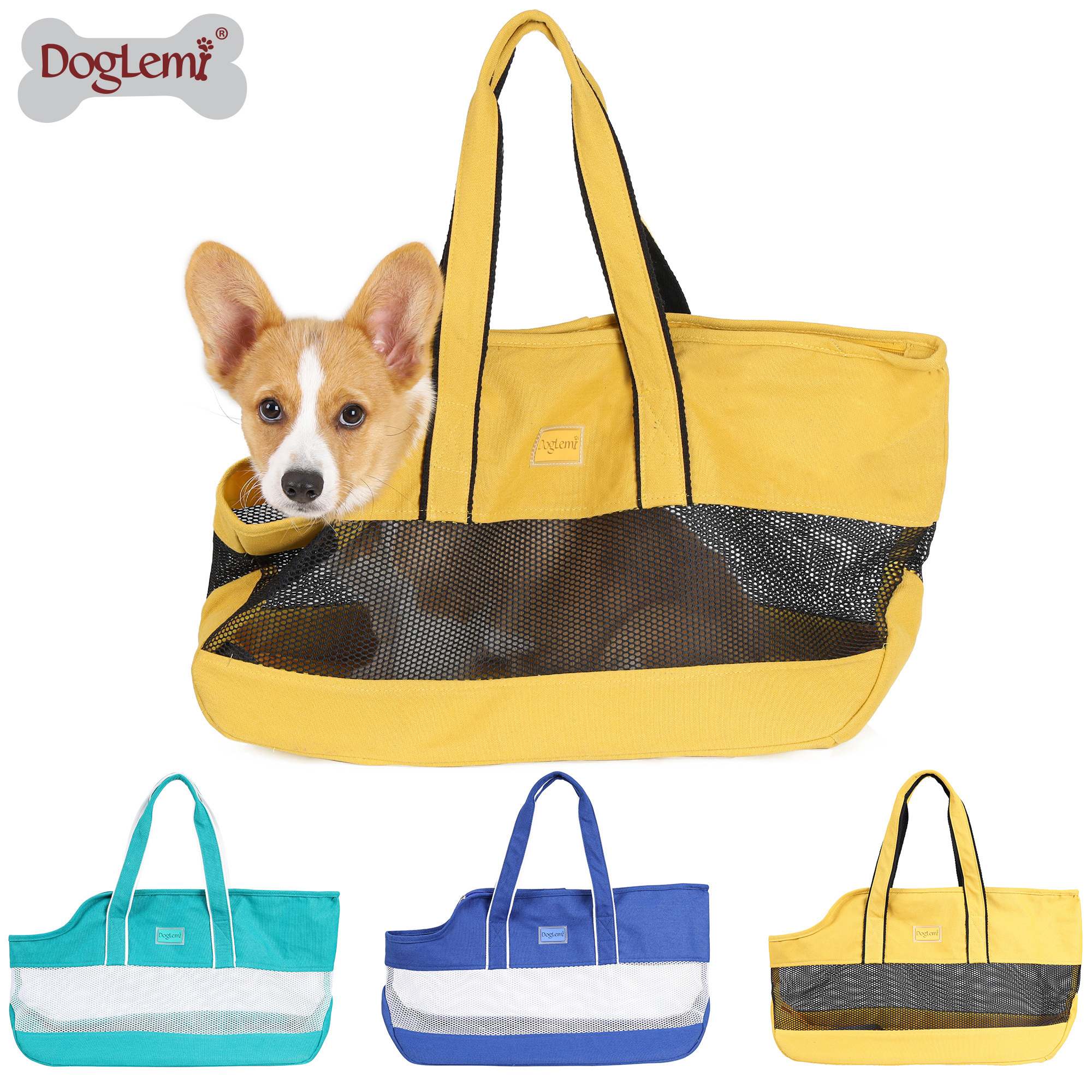 Foldable Dog Purse Portable Bag Carrier For Small to Medium Cat Dog Soft-Sided Cat Dog Pet Carrier handbag