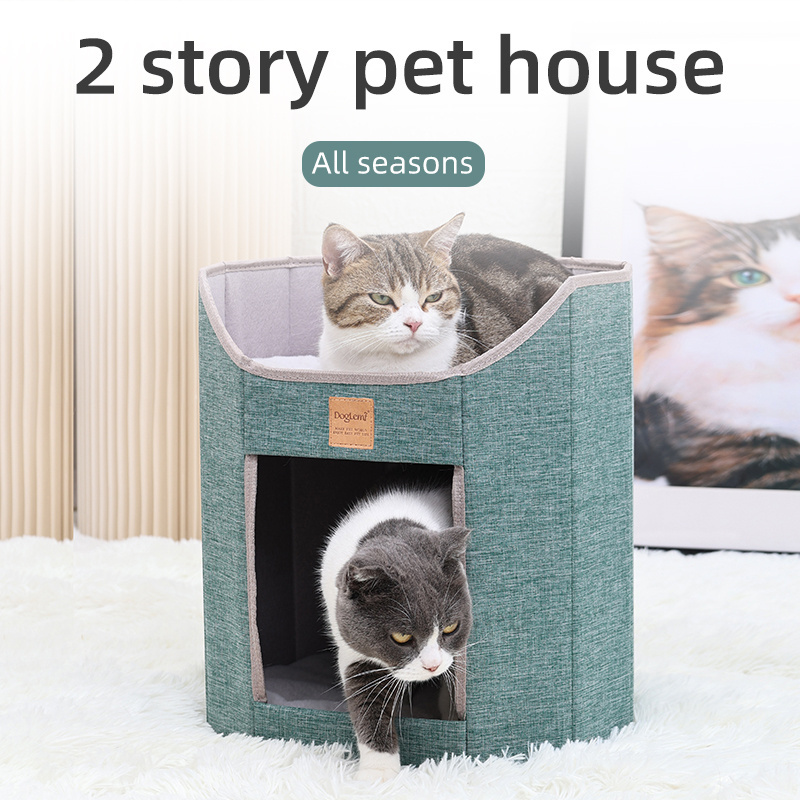 Hot sale Foldable Super Soft Pet House Portable Excursion Outdoor Dog Bed Sofa Winter Warm Cat Kennel