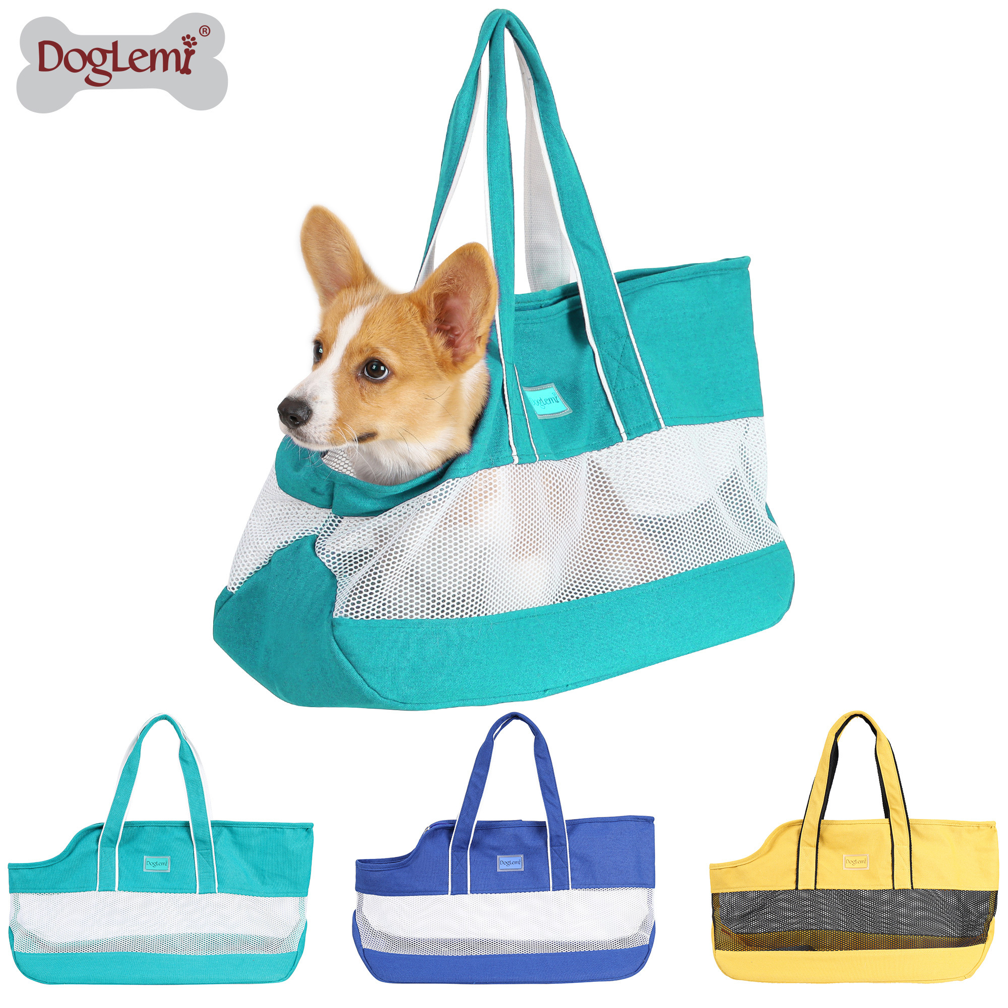 Foldable Dog Purse Portable Bag Carrier For Small to Medium Cat Dog Soft-Sided Cat Dog Pet Carrier handbag