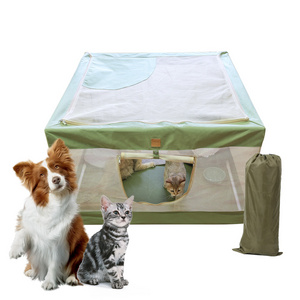 Waterproof Portable Indoor Outdoor  Small Dog Tent Crates Cage Playpen Dog Cat Pet Puppy Play Pen