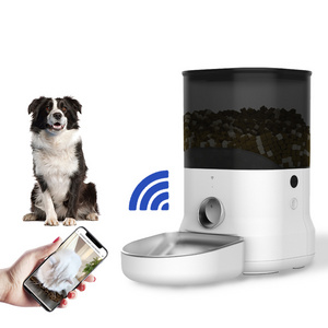 Pet Feeder for Cat and Small Dog with WiFi Smart Phone App Portion Control with APP, Fresh Lock System Auto Food Dispenser