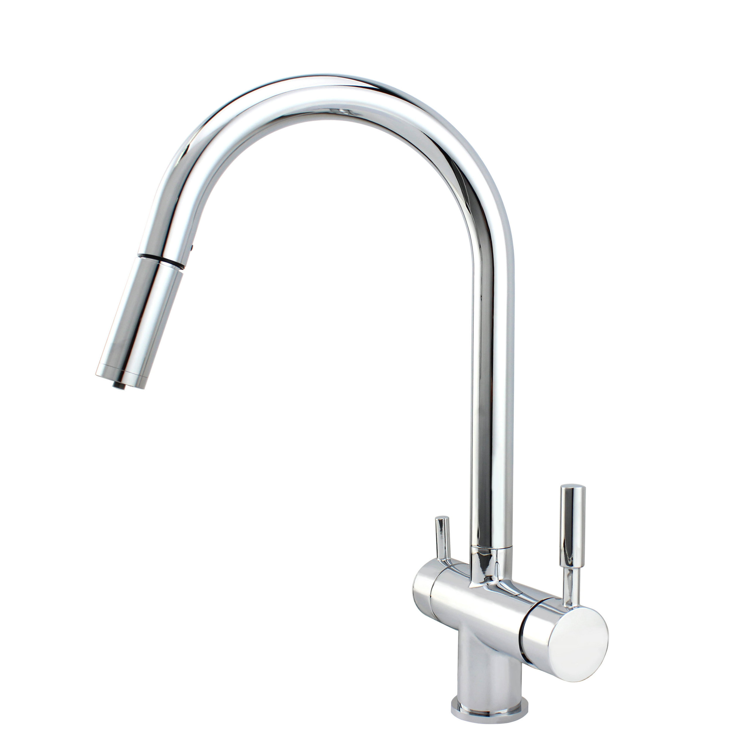 New Arrival Pull Out 3 Way Kitchen Faucet with Hand Shower Tap Water Purifier 3 Way Kitchen Filter Tap