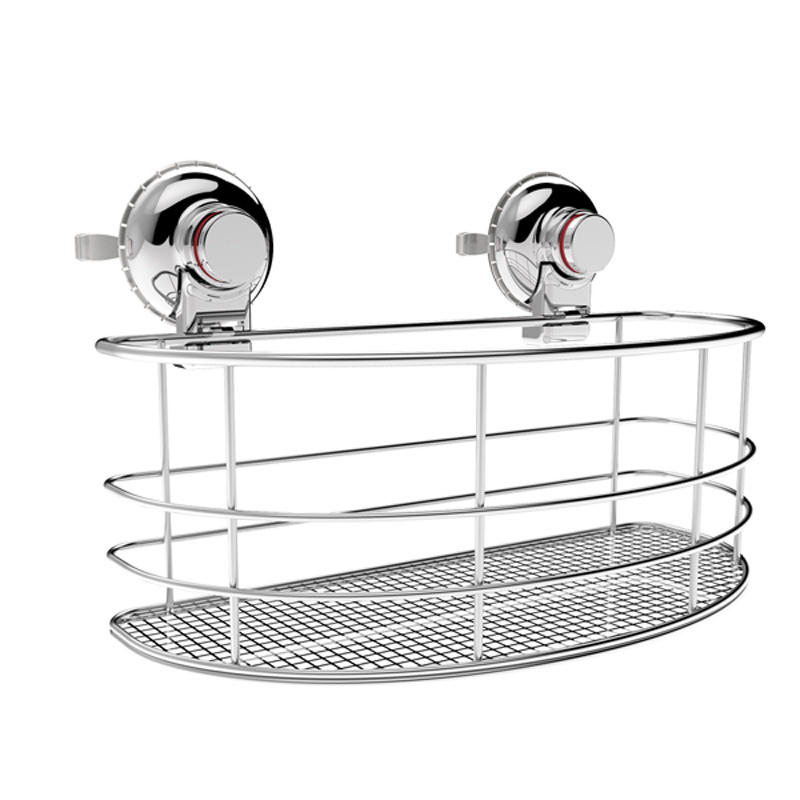 Hot Sale  Wall Mounted stainless steel  Single Tier caddy for shower