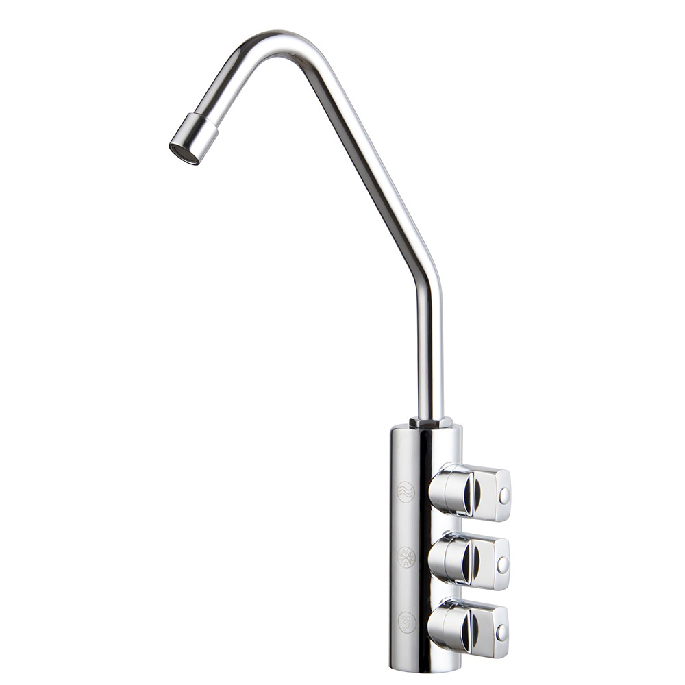 Alkaline Filter Water Faucet Sparkling Water Kitchen Faucet 3 Way Tap, cold Sparkling Filter Water Faucet