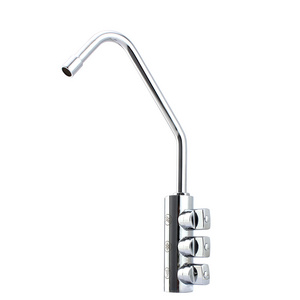 Hot Selling Stainless 3 Way Filter Mixer Tap Triple Sparkling Water Dispenser 3 Way Soda Sparkling Water Tap 3 Way Faucet