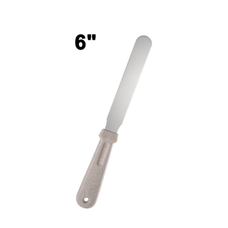 Wholesale DIY Stainless Steel Cake Spatula Straight Spatula Baking Tools Cream Spatula