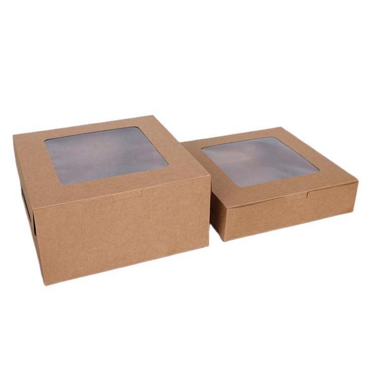 Clear Window Cake Box Pizza Box Baking Cake Packing Box