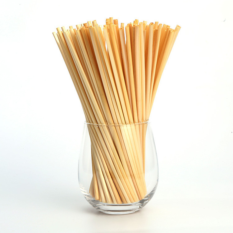 Eco Friendly Wheat Drinking Straws Degradable Disposable 100% Natural Hay Drinking Wheat Straws