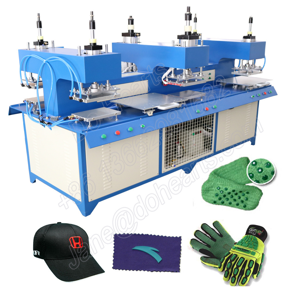 Gel brand logo Embossed Clothing Machine Embossing Machine on Fabric