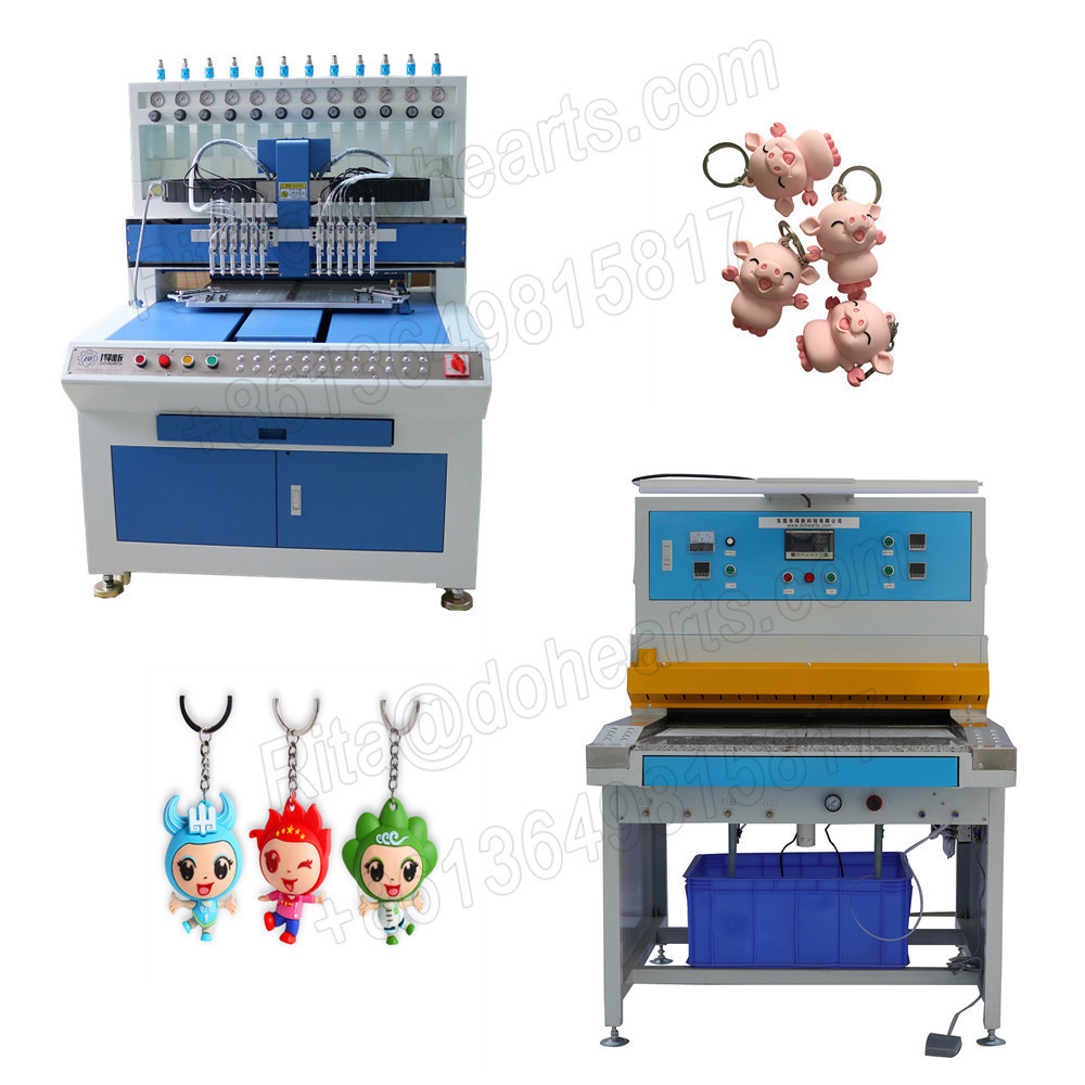 PVC Gift Automatic Dripping Machine/Keychain Dispenser Machine/Usb Case Making Machine