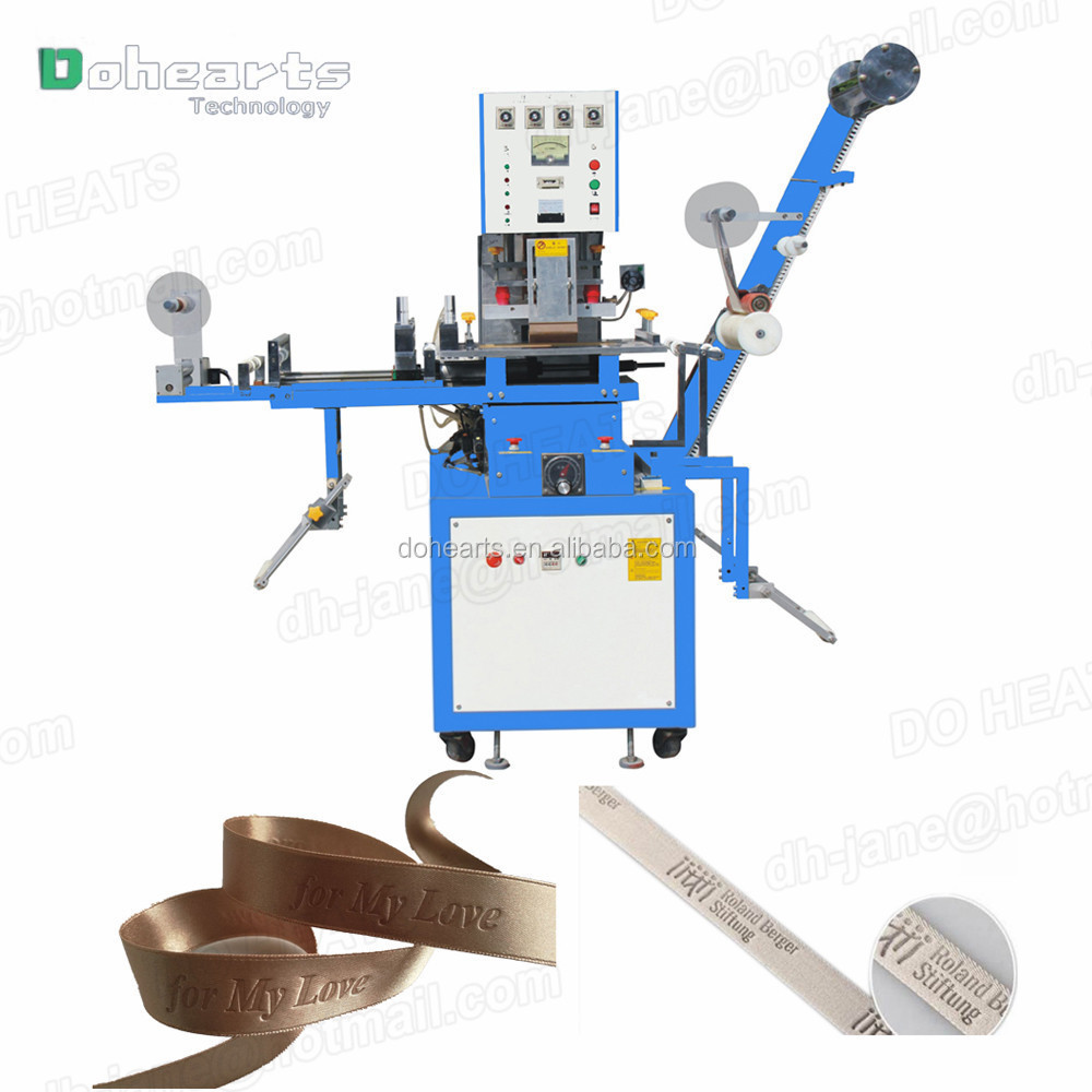 High Frequency 3D Embossing Machine for Woven Tape, Narrow Fabric, Elastic Webbing