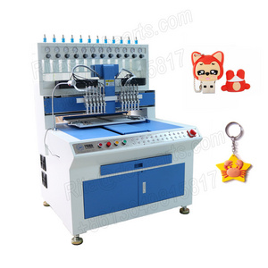 High Speed 12 Color Soft PVC Keychain Tag Making Machine