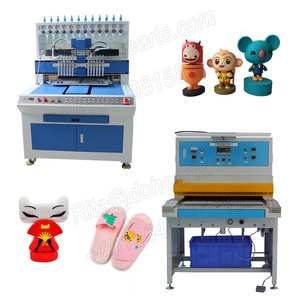 Top quality pvc rubber keychain making machine