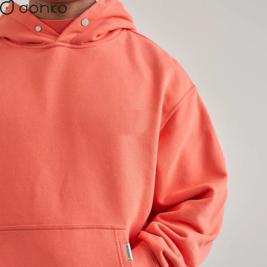 custom high quality french terry fleece hoodie 450 GSM 80% cotton 20% polyester oversize hoodie