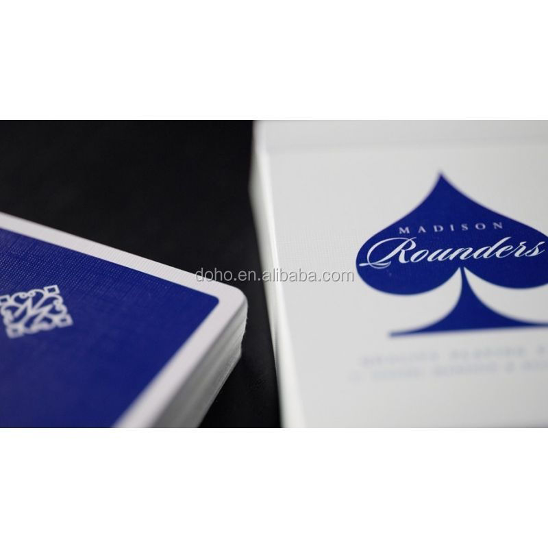 Custom plastic playing card tray Colorful Printing playing poker card Pvc poker cards 100% plastic ---DH21068