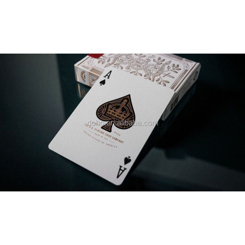 UV Resistant Glossy Printing Advertising Playing Cards custom high-end quality game playing cards ---DH20924