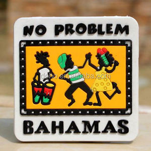 TOURIST SOUVENIR Rubber BAHAMAS FRIDGE MAGNET Full Colors souvenir 3d soft pvc fridge magnet ----DH20468