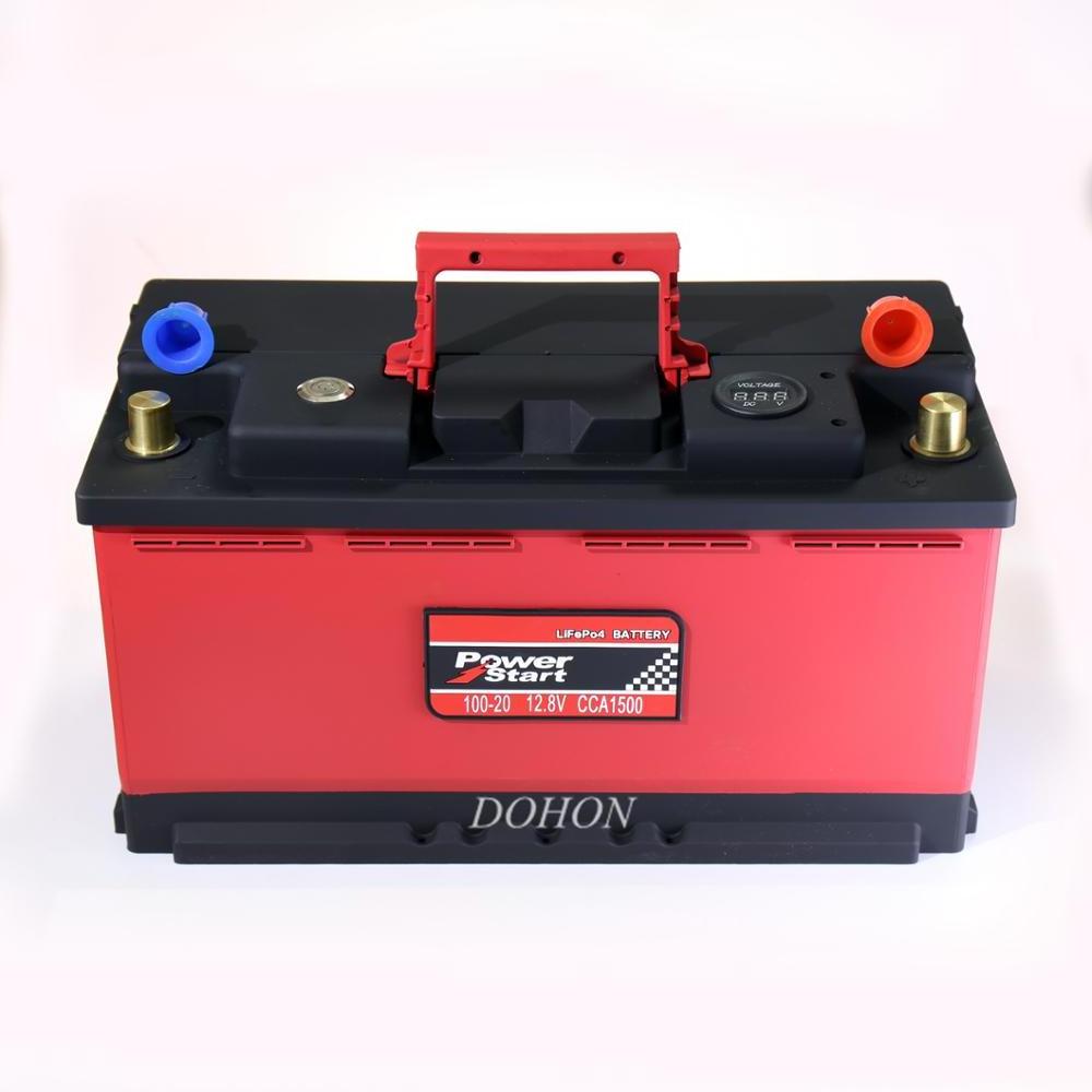 2 years Warranty and 12V 100-20 Voltage Car Battery Automotive lithium Battery for car, truck, boat, motorcycle