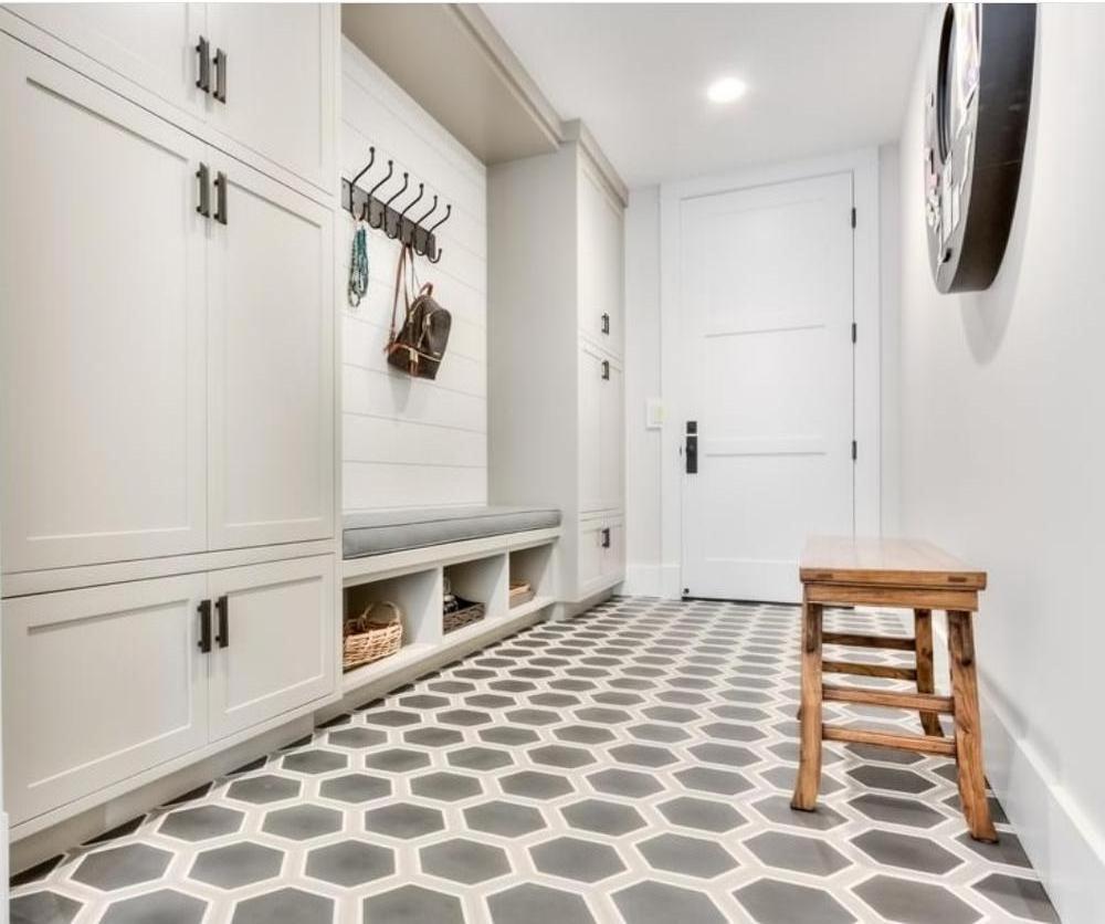 Modern design entry pantry cabinet for mudroom