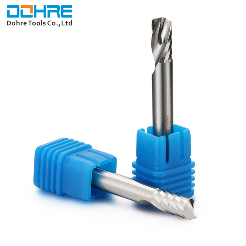 DOHRE High Quality Single Flute CNC Tool Aluminum Router Bits End Mills Milling Cutter For Aluminum Cutting