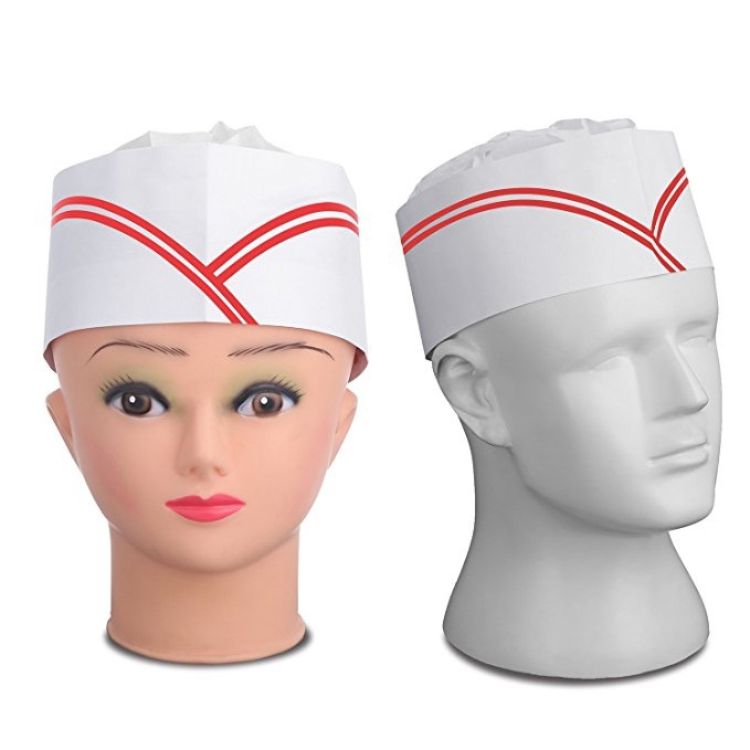 disposable chef hat chef cap cook hat