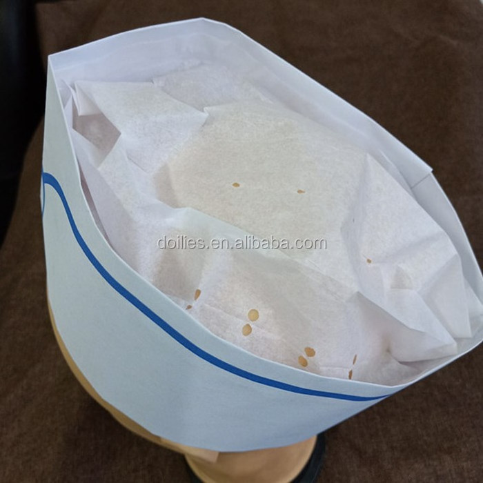 Hot Sale Restaurant  Disposable Paper Chef-Cap Chef Hat