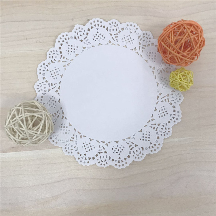 Custom Size  Lace Paper Doily Food  Placemats Cake Mats Vinyl Doilies