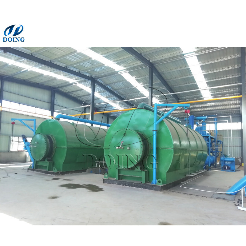 High Efficiency DOING Waste Oil sludge pyrolysis plant to seperate fuel oil water sludge oil separator