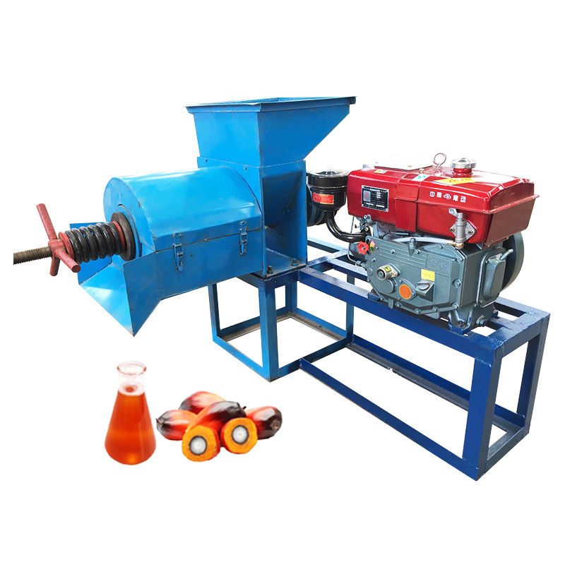 oil pressing machine 500kg/h palm fruit expeller single screw diesel oil press