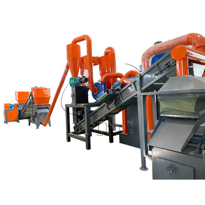 Doing Air Conditioning Radiator Recycling Machine Copper Aluminum Radiator Recycling Production Line For Sale