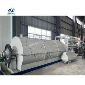 New Technology 2024 waste tyre plastic recycling fuel oil pyrolysis machine rubber tyre oil pyrolysis plant