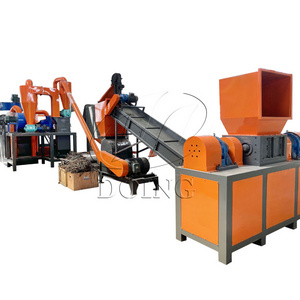 Waste Car Rdiator Crushing And Separation Machine Copper Aluminum Radiator Recycling Line For Copper And Aluminum Recycling