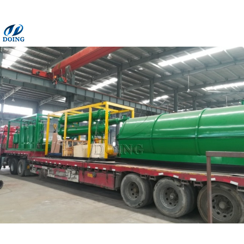 High Efficiency DOING Waste Oil sludge pyrolysis plant to seperate fuel oil water sludge oil separator