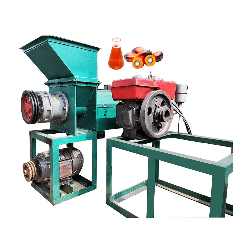 oil pressing machine 500kg/h palm fruit expeller single screw diesel oil press