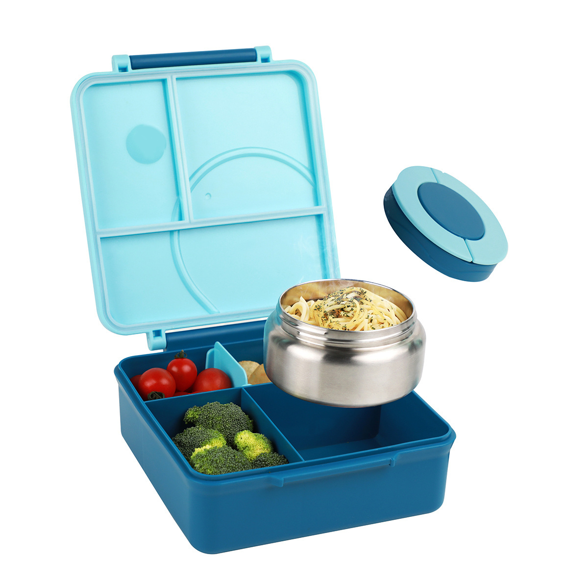 Back To School Baby Food Container With Stainless Steel Jar Eco-Friendly Box Bento Lunch Kid Leakproof Lunch Box Kids