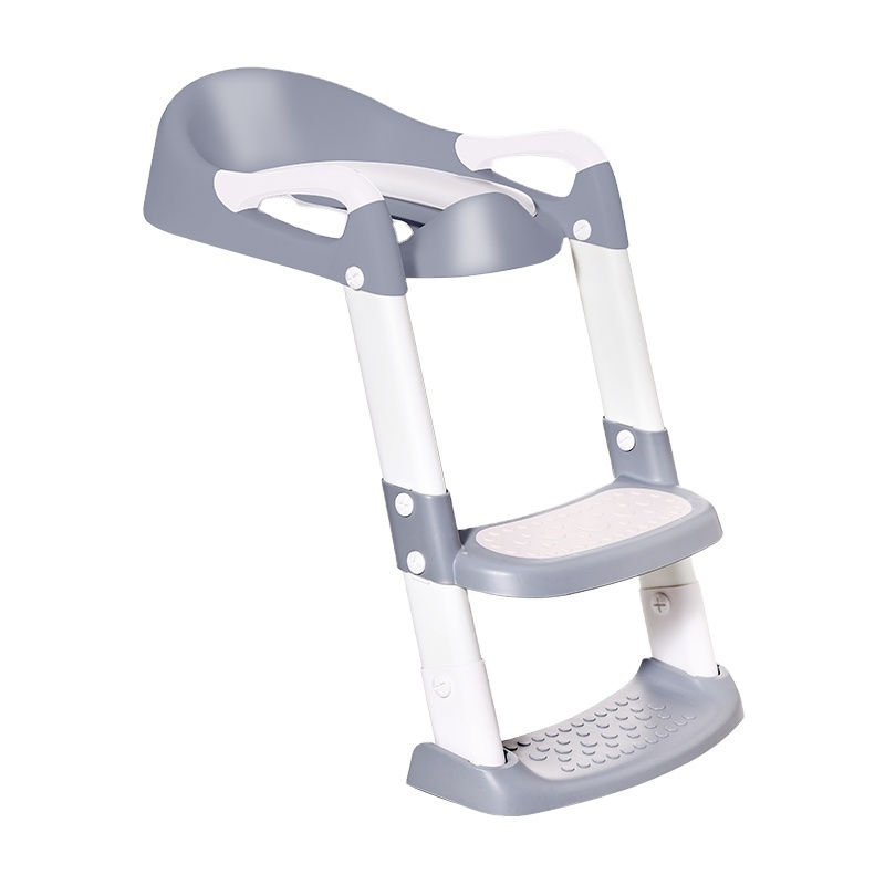 Adjustable Potty Training Seat With Step Stool Ladder And Kids Toilet Trainer Folding Baby Potty Chair