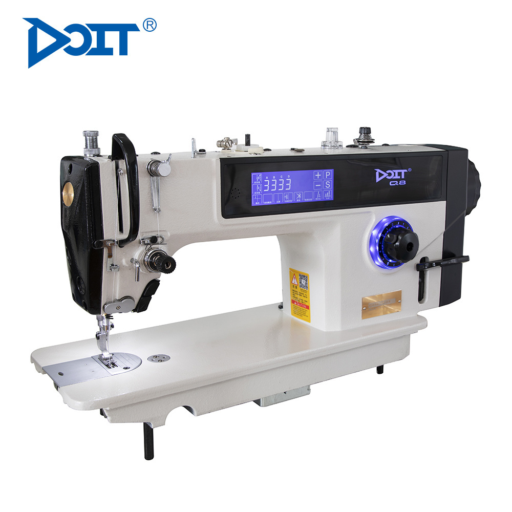 DT-Q8 Computerized Lockstitch Sewing Machine Industrial With English Speaking With Touch Screen