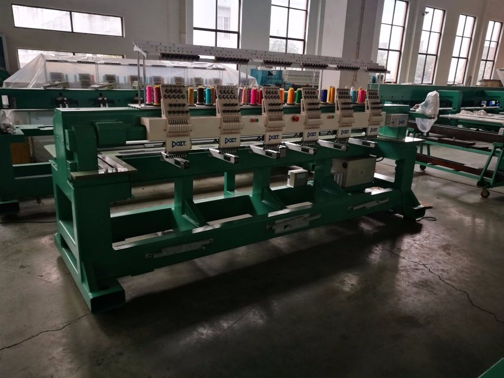 DT 906C High Speed 6 Head Computerized Embroidery Machine Industrial Sewing Machine For Garment