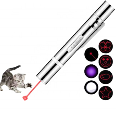 interactive USB rechargeable cat pointer chaser laser toy LED pointer