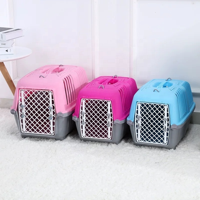 Wholesale Breathable Plastic Breathable  travel airline approved Pet Travel  cat carry carrier bag